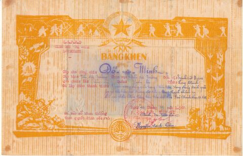 VC Bravery Certificate taken off dead enemy one of 6