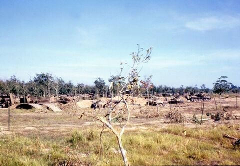 Approaching entrance to FSB Julia December 1968