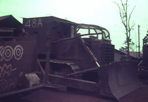 Dozer 48A used to help clear the minefield