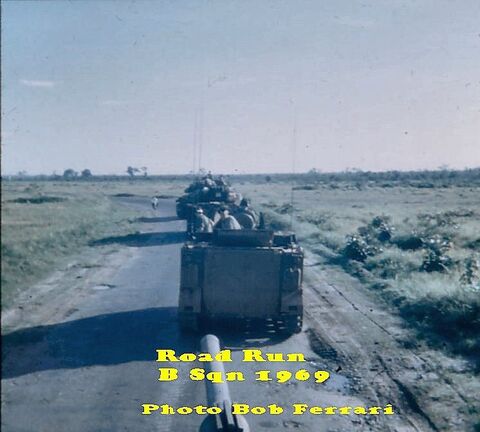 B Sqn on the road